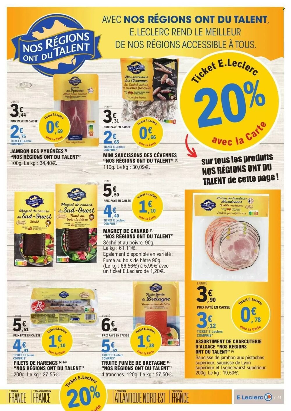 Prospectus promotionnel E.Leclerc valable à partir du 27/01/2026 - Page 41.