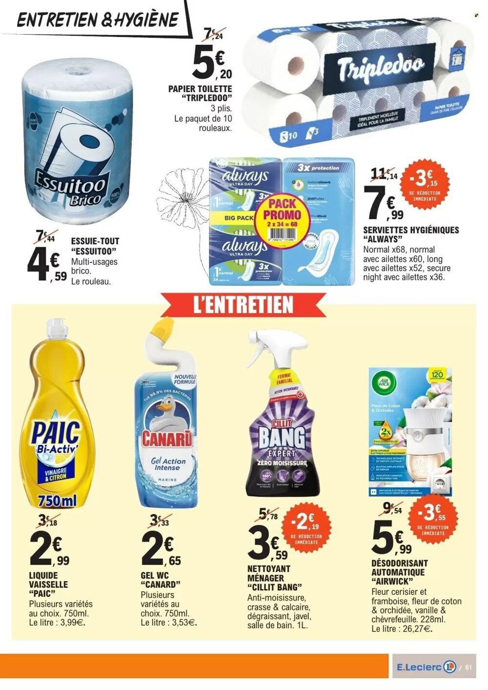 Prospectus promotionnel E.Leclerc valable à partir du 27/01/2026 - Page 61.