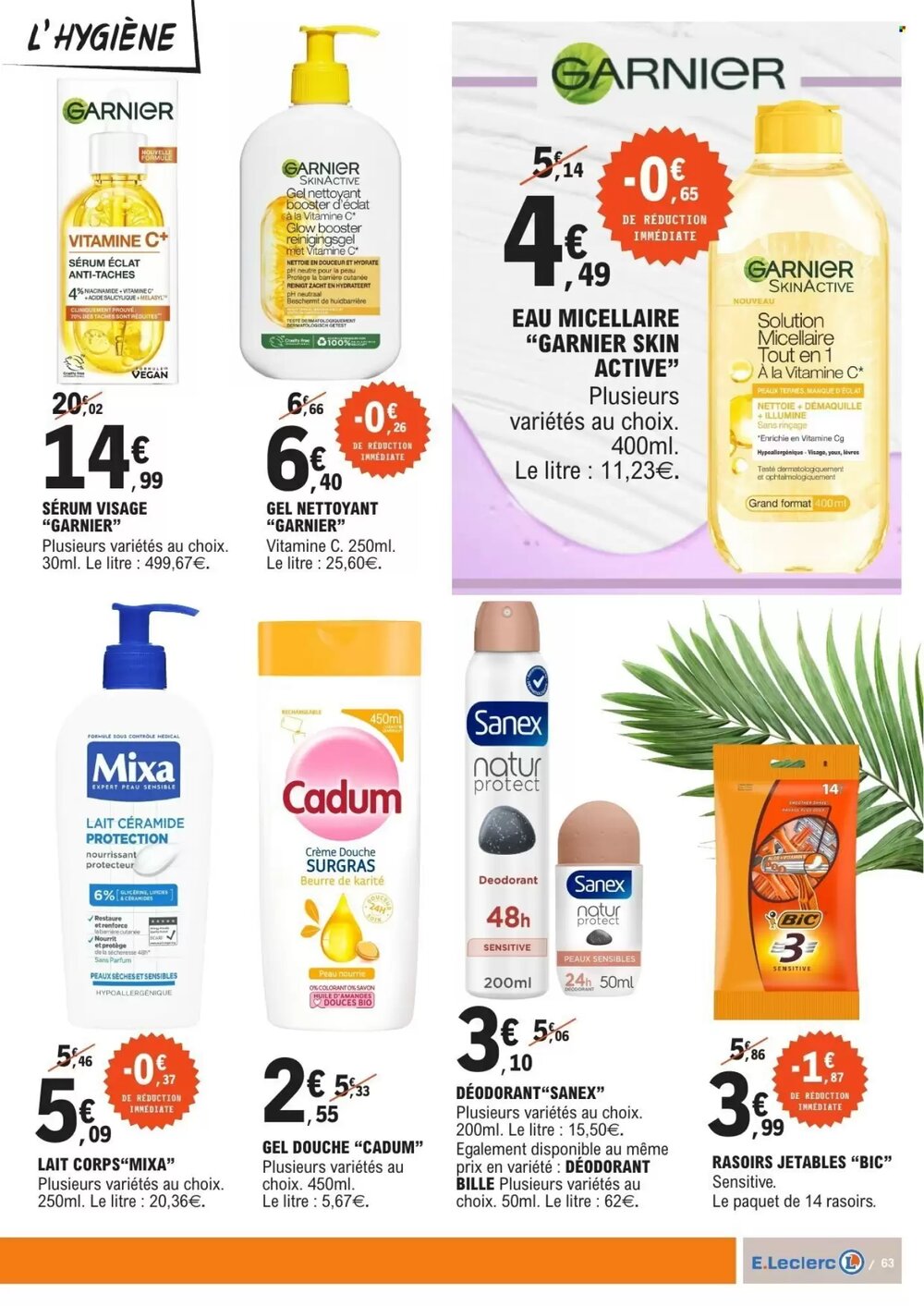 Prospectus promotionnel E.Leclerc valable à partir du 27/01/2026 - Page 63.