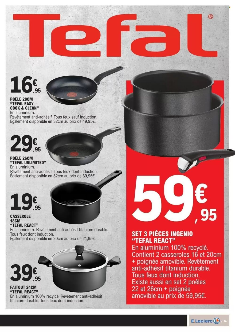Prospectus promotionnel E.Leclerc valable à partir du 27/01/2026 - Page 67.