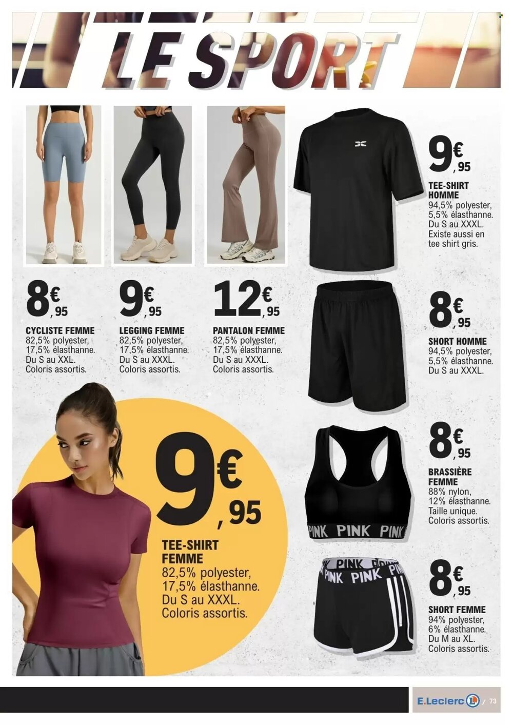 Prospectus promotionnel E.Leclerc valable à partir du 27/01/2026 - Page 73.