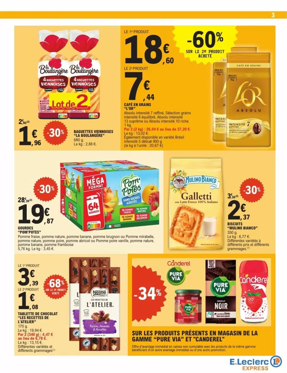 Prospectus promotionnel E.Leclerc Express valable à partir du 27/01/2026 - Page 3.