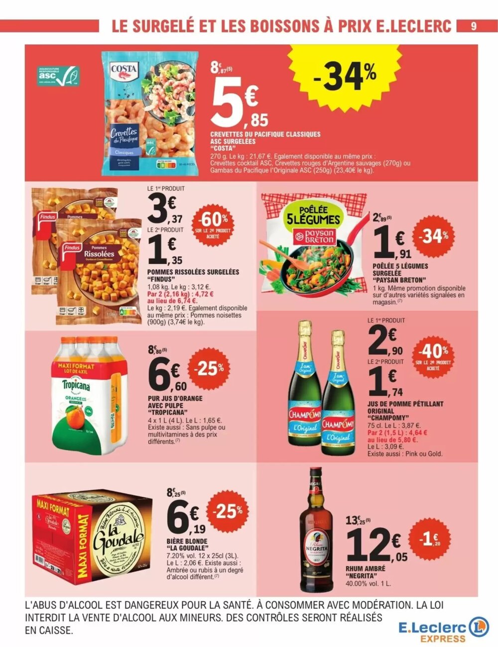 Prospectus promotionnel E.Leclerc Express valable à partir du 27/01/2026 - Page 9.