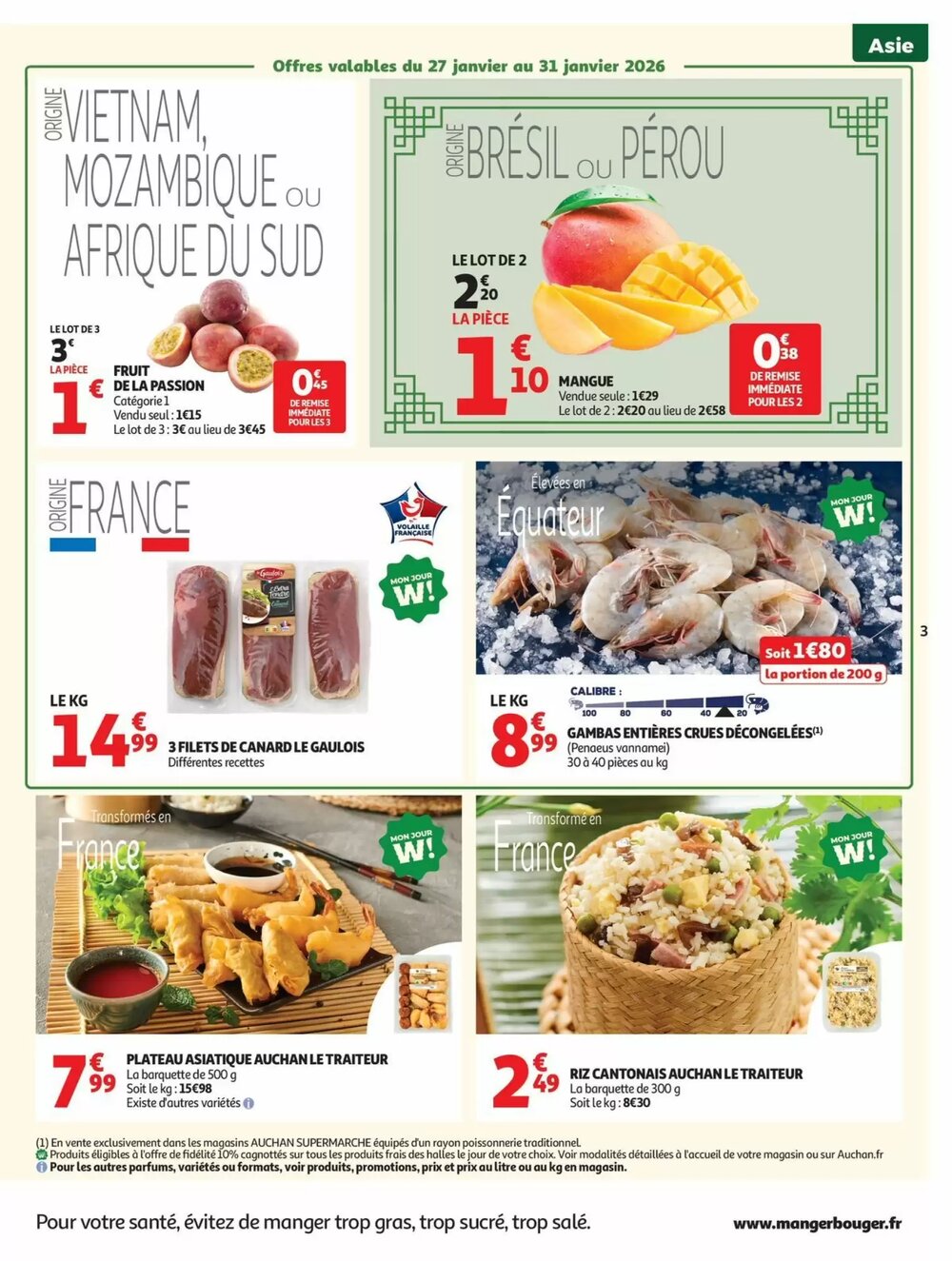 Prospectus promotionnel Auchan valable à partir du 27/01/2026 - Page 3.