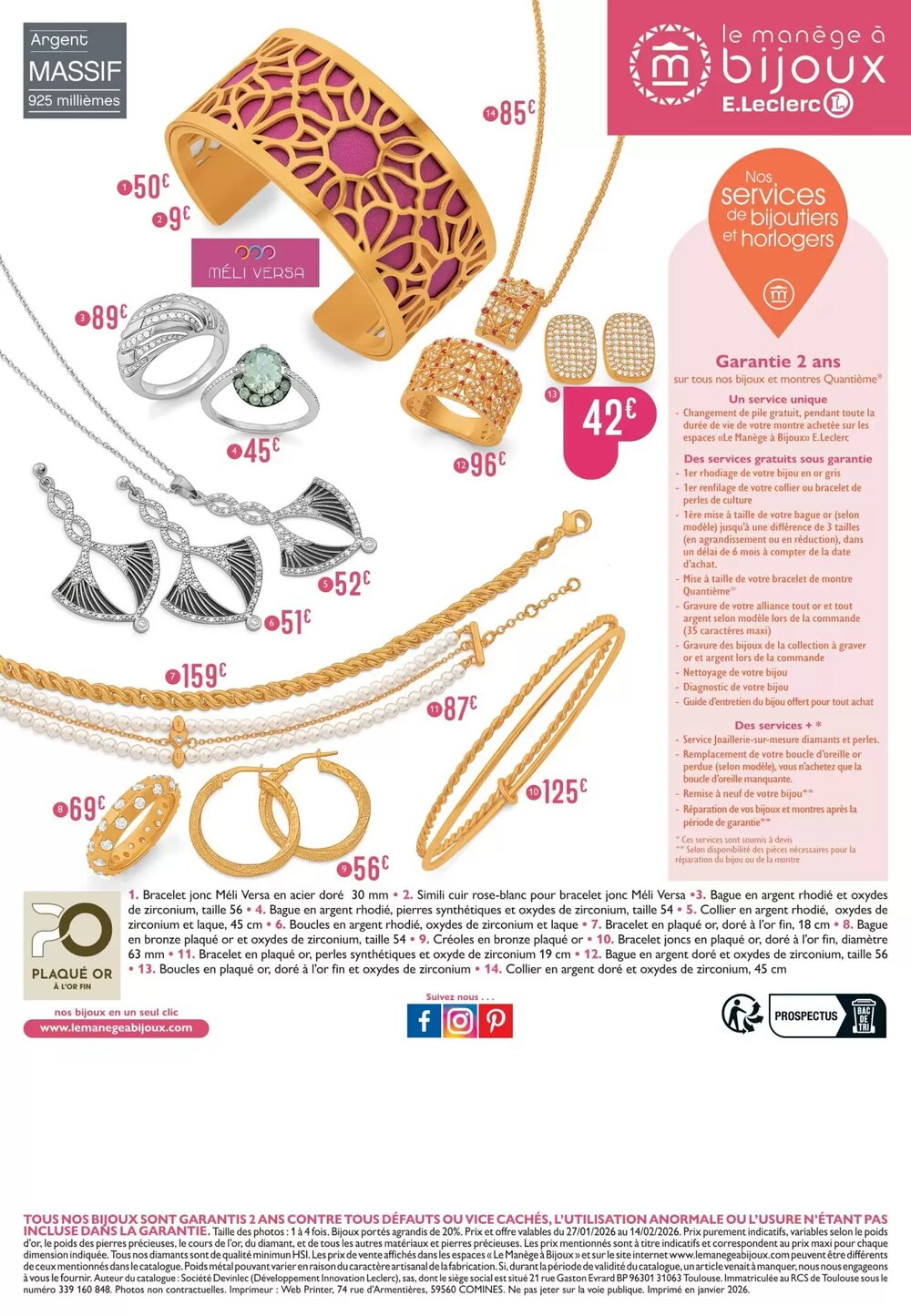 Prospectus promotionnel E.Leclerc valable à partir du 27/01/2026 - Page 12.