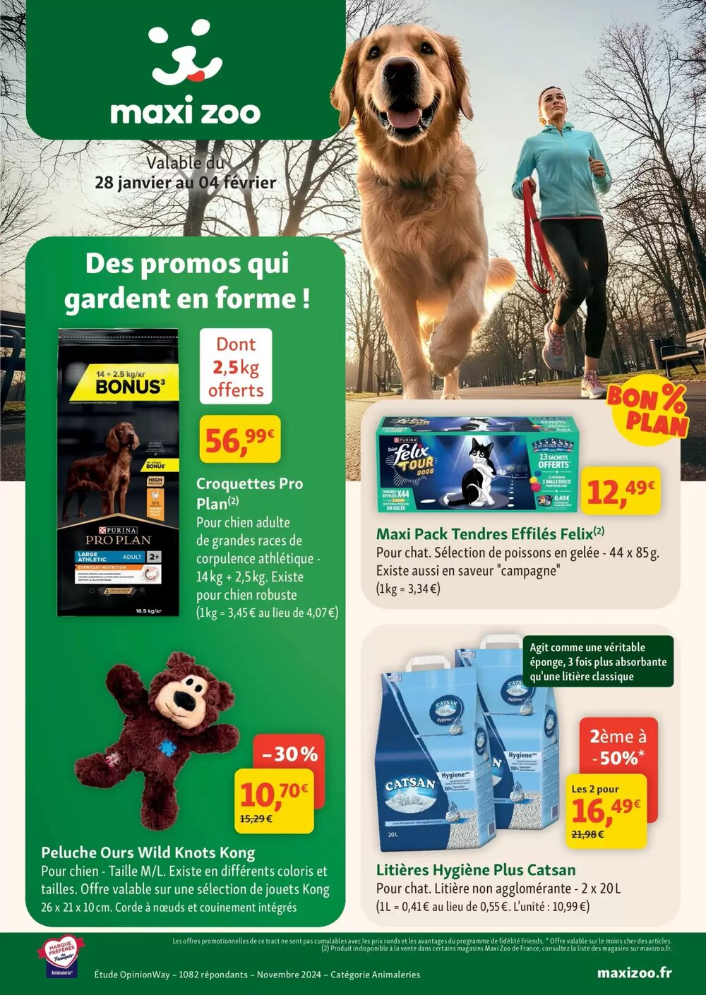 Prospectus promotionnel Maxi Zoo valable à partir du 27/01/2026 - Page 1.