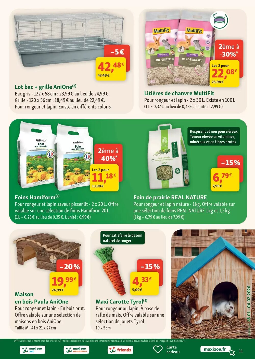 Prospectus promotionnel Maxi Zoo valable à partir du 27/01/2026 - Page 11.