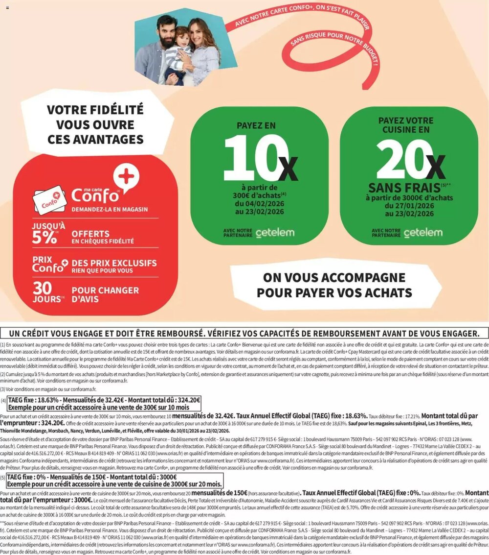 Prospectus promotionnel Conforama valable à partir du 27/01/2026 - Page 2.