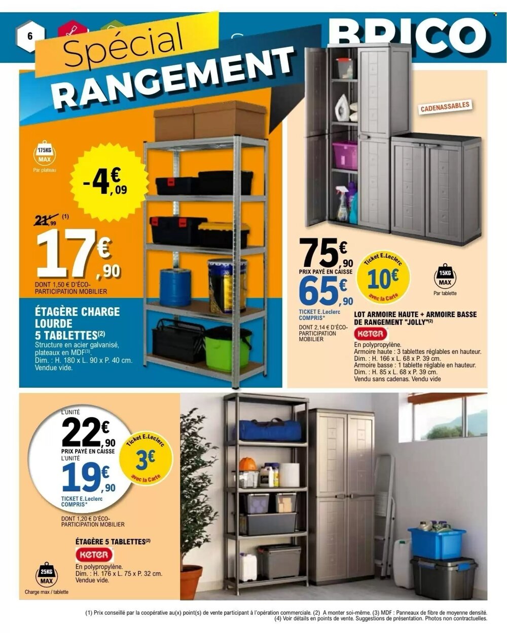 Prospectus promotionnel E.Leclerc Brico valable à partir du 27/01/2026 - Page 6.