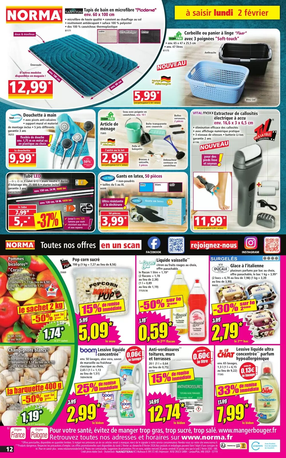 Prospectus promotionnel Norma valable à partir du 28/01/2026 - Page 12.
