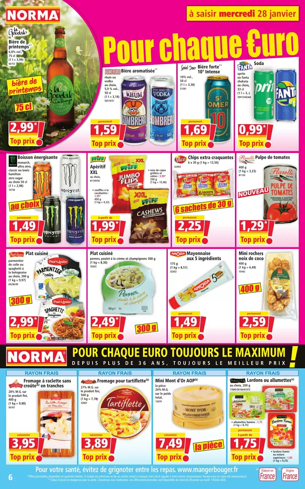 Prospectus promotionnel Norma valable à partir du 28/01/2026 - Page 6.