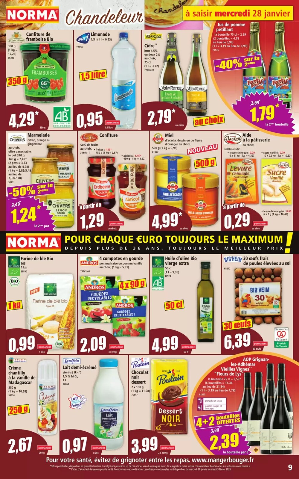Prospectus promotionnel Norma valable à partir du 28/01/2026 - Page 9.