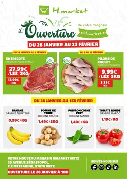 Prospectus promotionnel Hmarket valable à partir du 28/01/2026