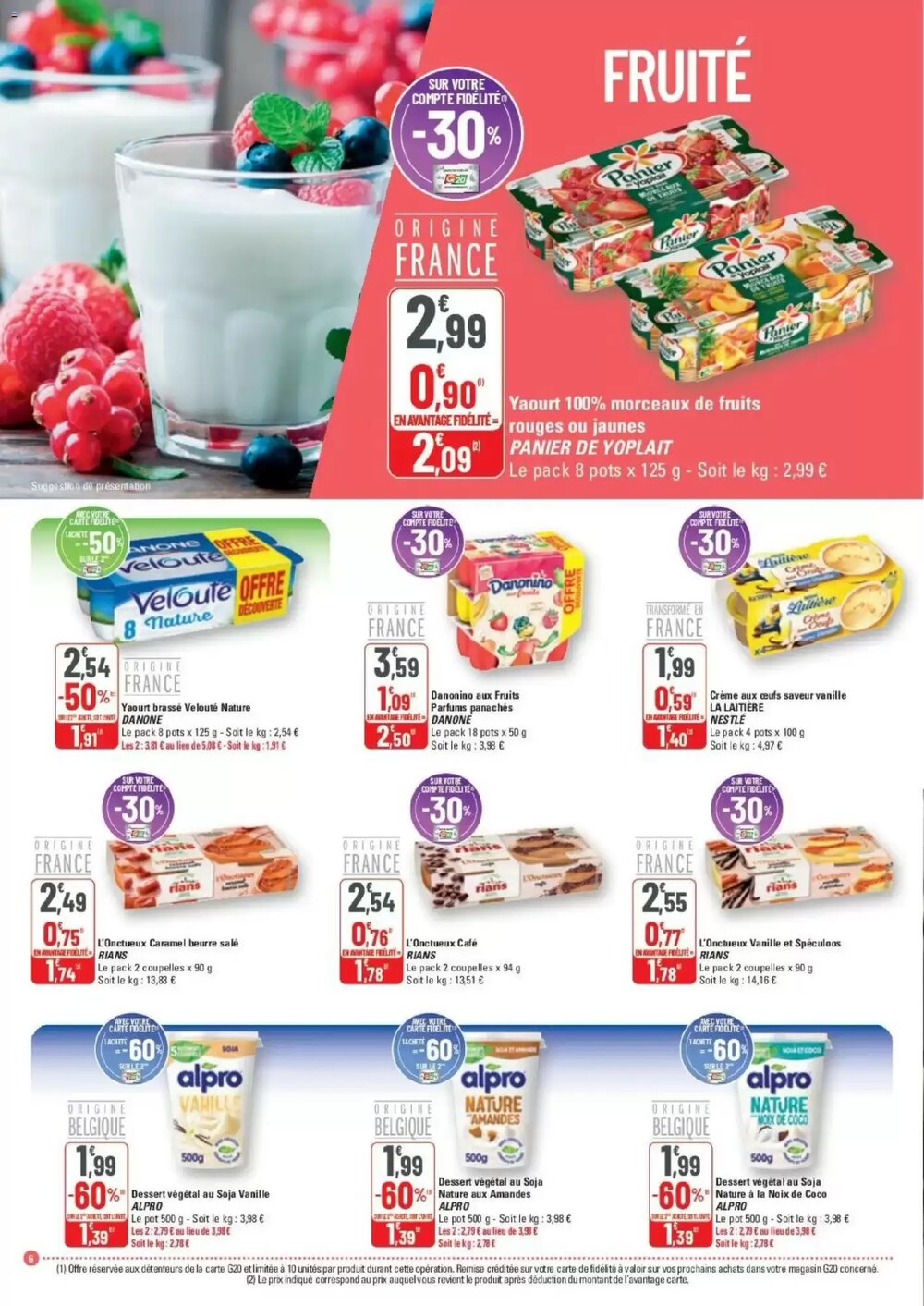 Prospectus promotionnel G20 valable à partir du 28/01/2026 - Page 6.