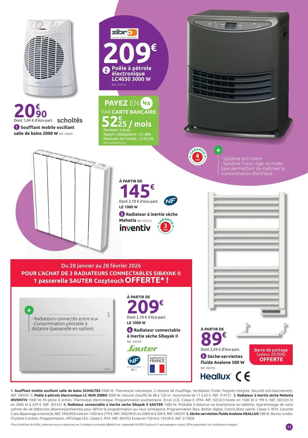 Prospectus promotionnel Mr Bricolage valable à partir du 28/01/2026 - Page 11.