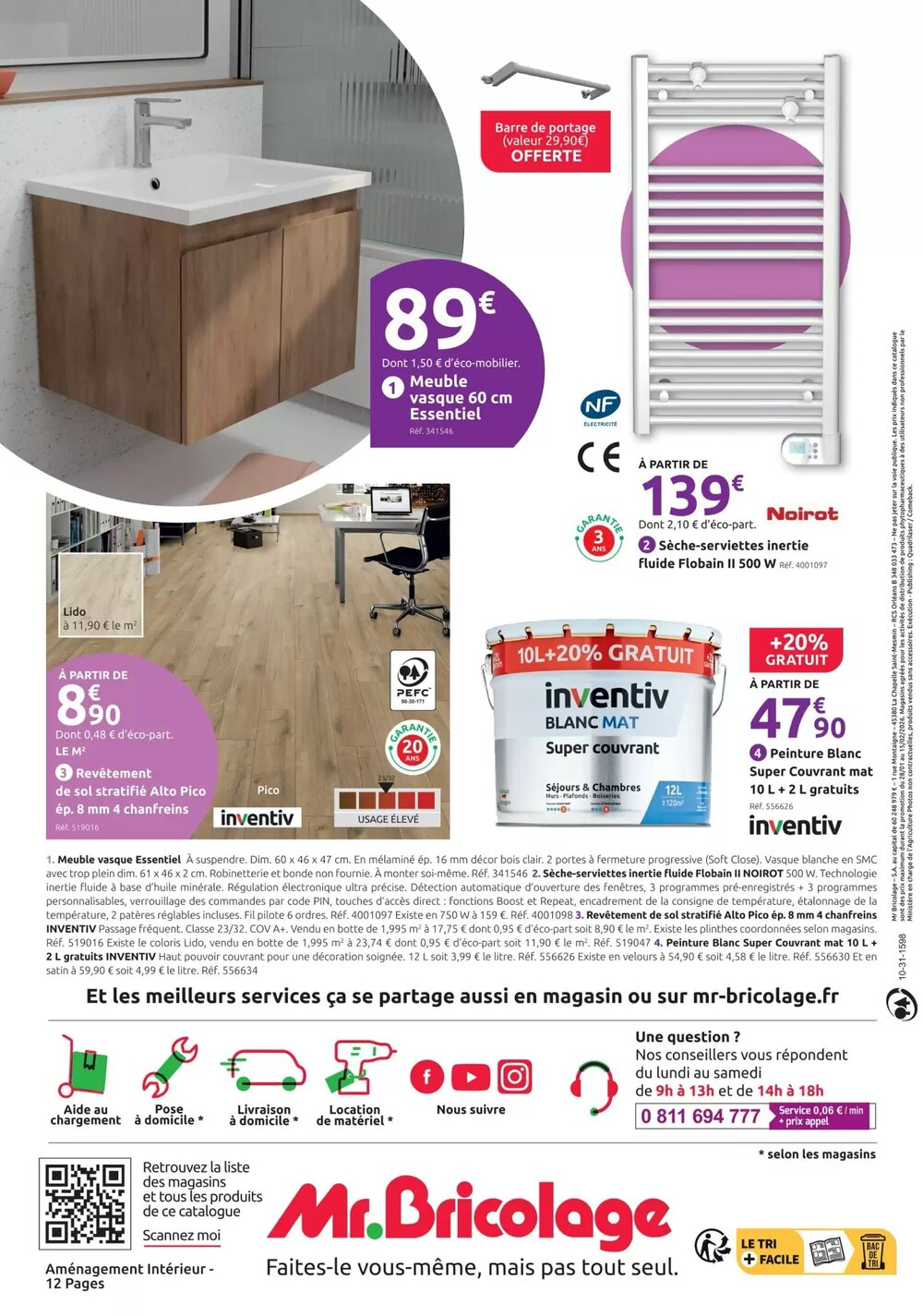 Prospectus promotionnel Mr Bricolage valable à partir du 28/01/2026 - Page 12.