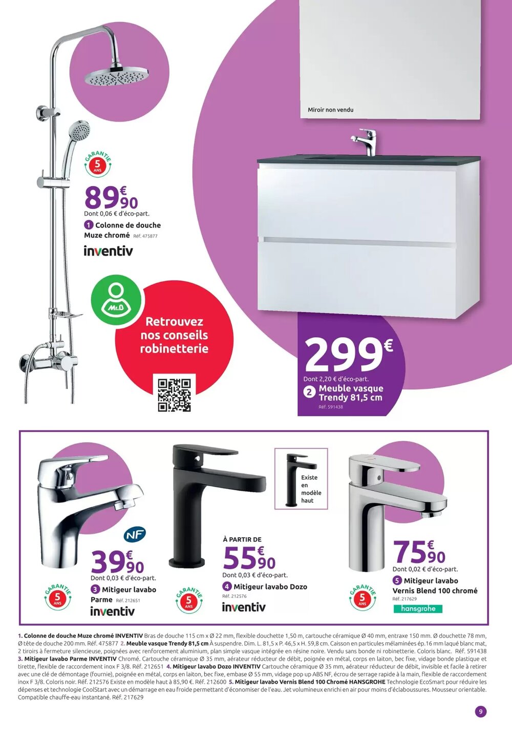 Prospectus promotionnel Mr Bricolage valable à partir du 28/01/2026 - Page 9.