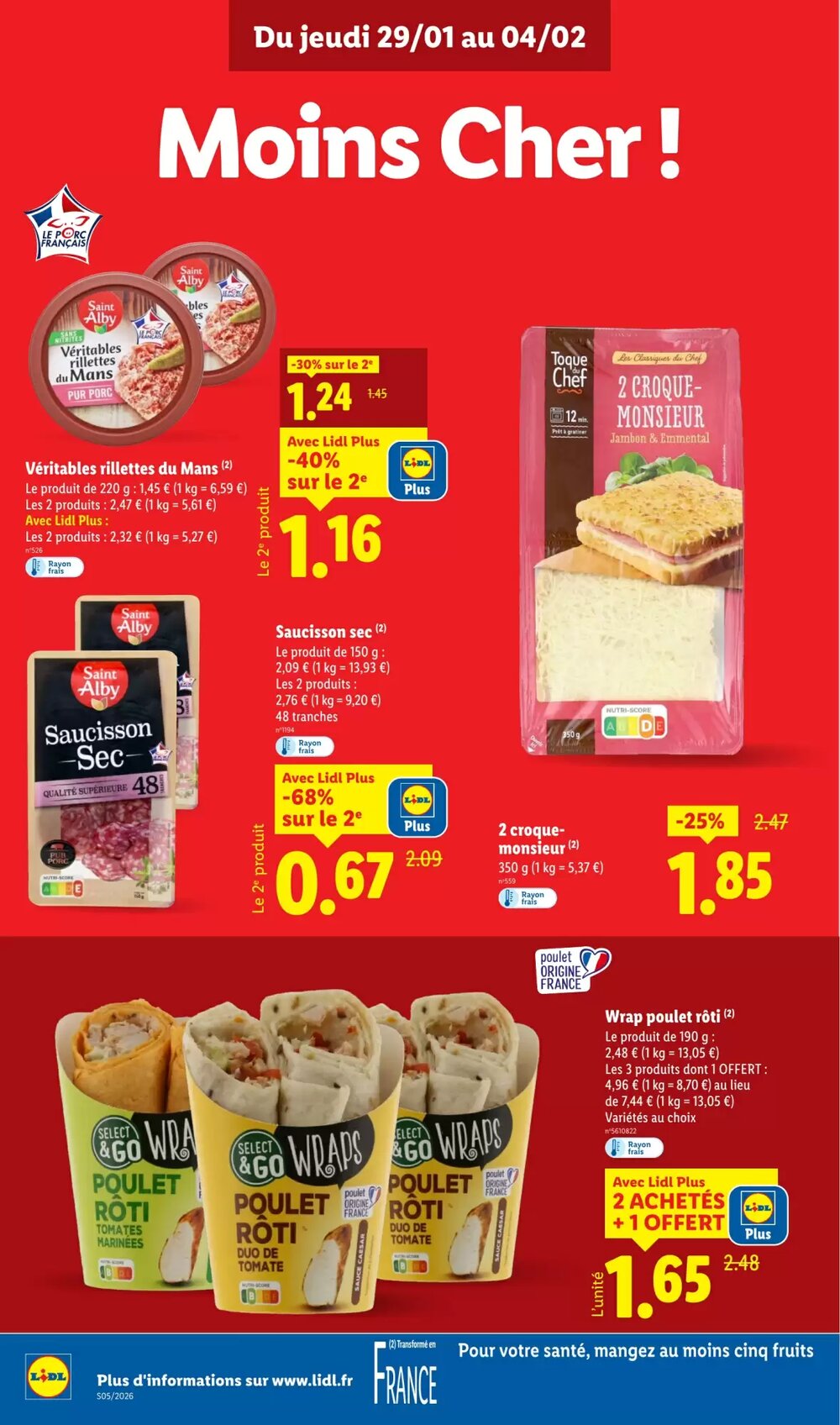 Prospectus promotionnel Lidl valable à partir du 29/01/2026 - Page 10.