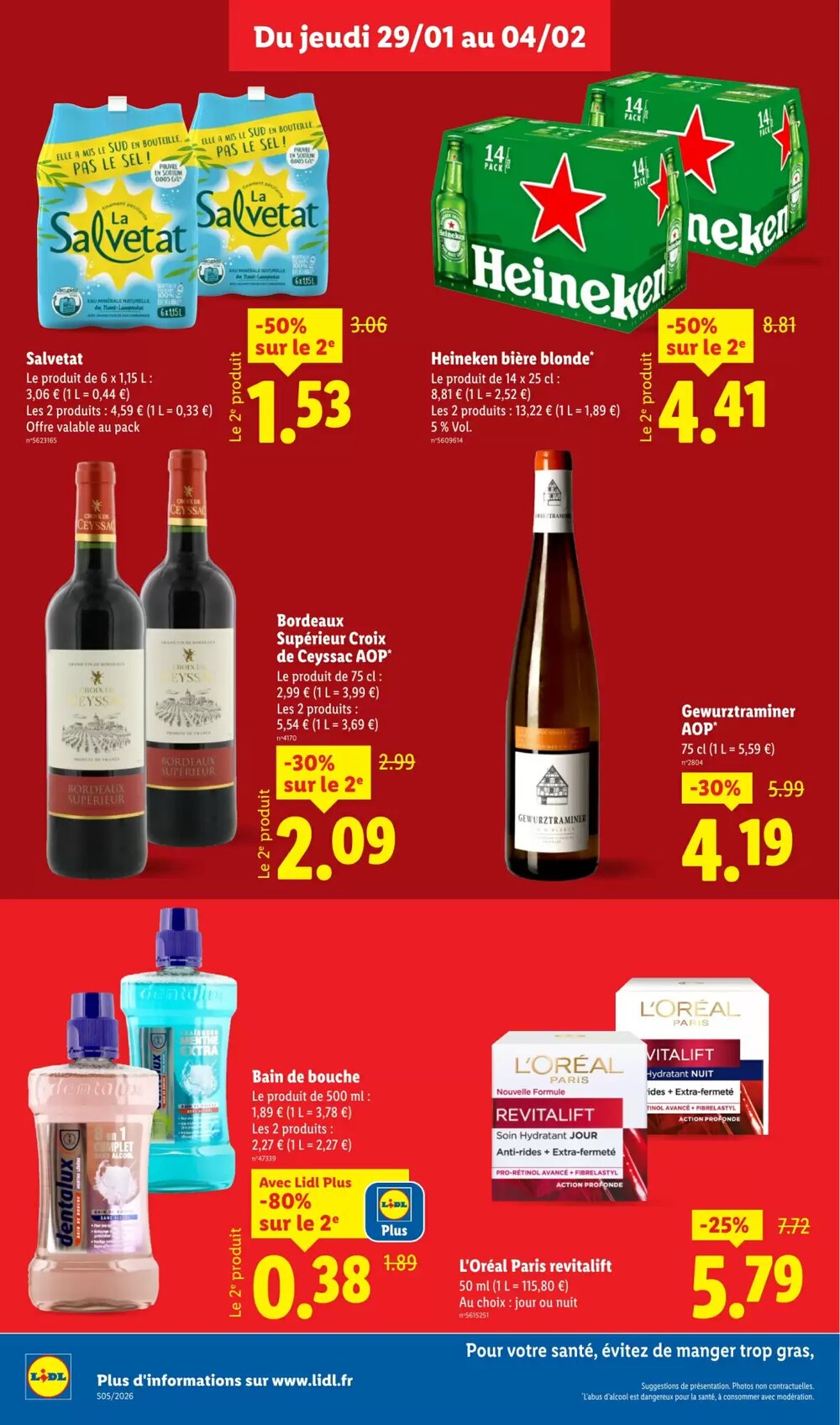 Prospectus promotionnel Lidl valable à partir du 29/01/2026 - Page 14.