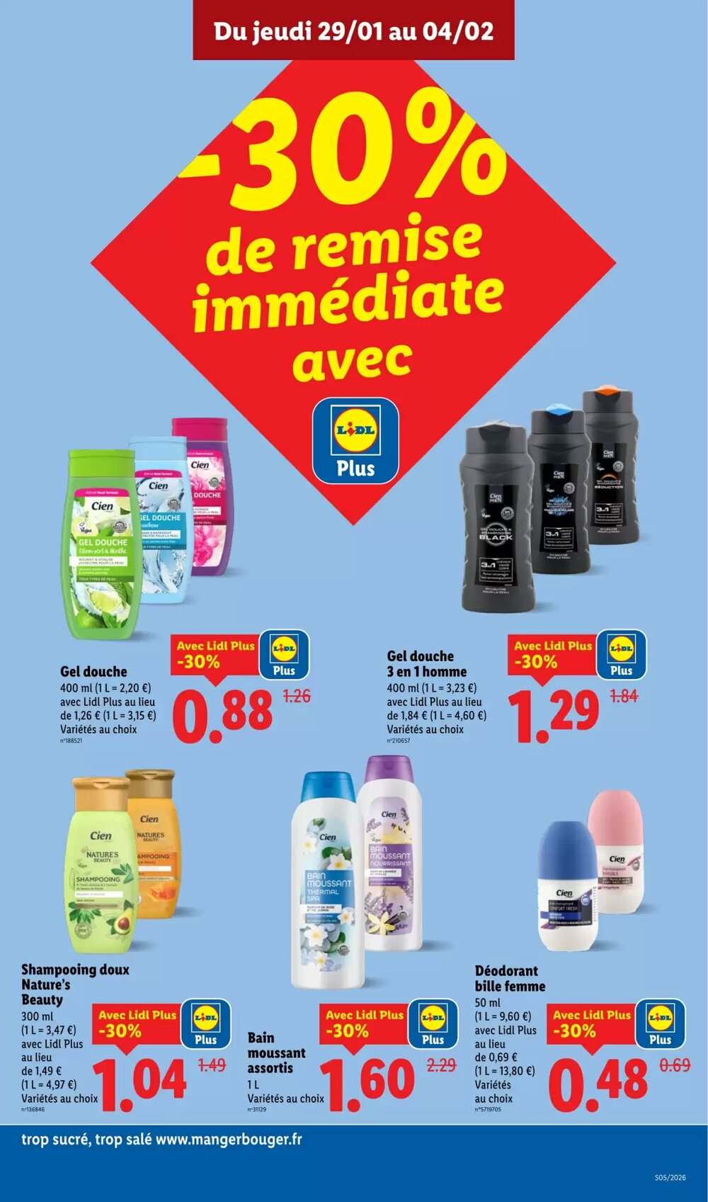 Prospectus promotionnel Lidl valable à partir du 29/01/2026 - Page 15.
