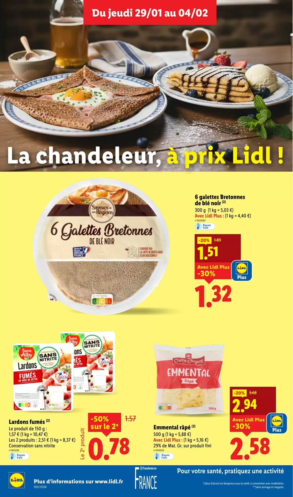 Prospectus promotionnel Lidl valable à partir du 29/01/2026 - Page 16.