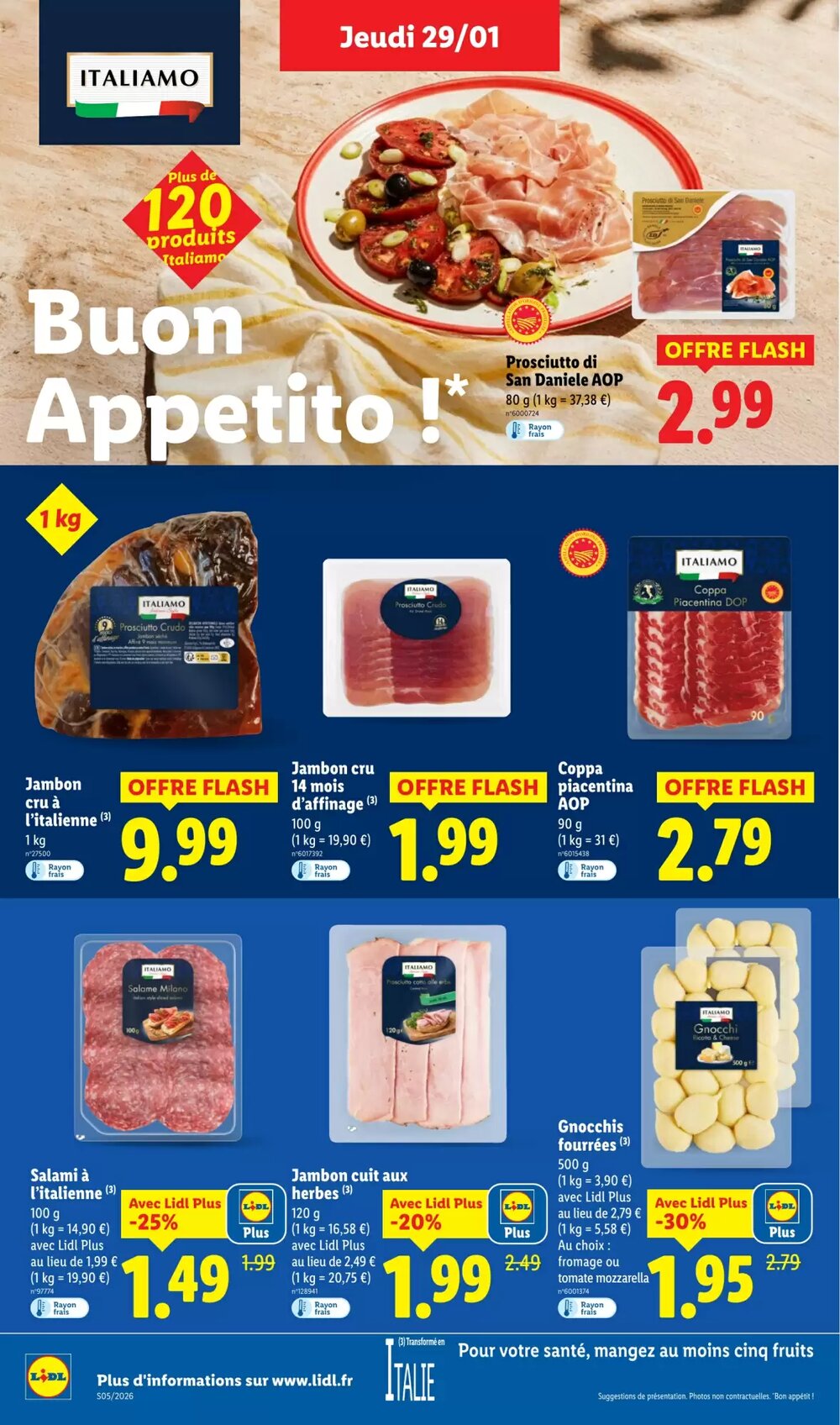 Prospectus promotionnel Lidl valable à partir du 29/01/2026 - Page 20.