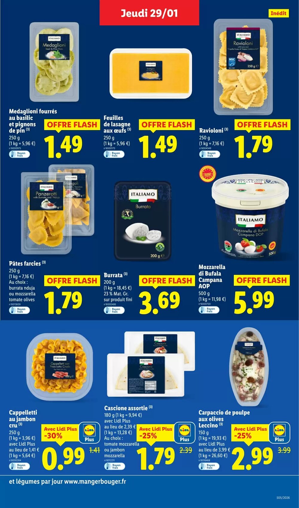 Prospectus promotionnel Lidl valable à partir du 29/01/2026 - Page 21.