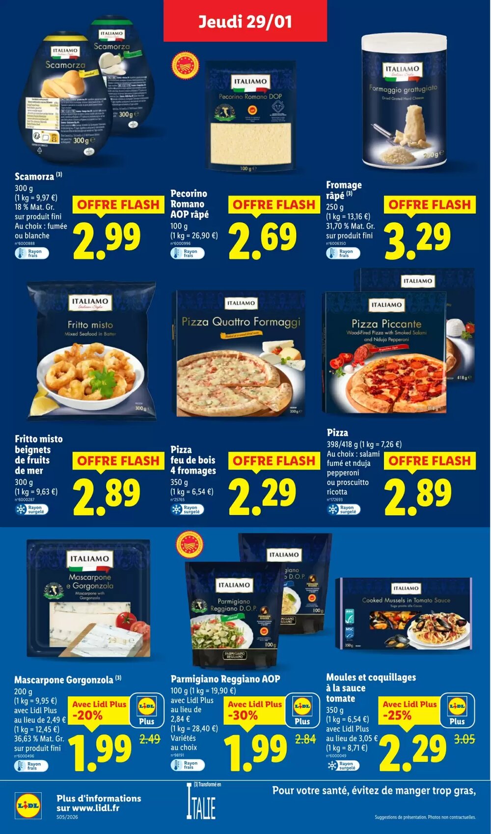 Prospectus promotionnel Lidl valable à partir du 29/01/2026 - Page 22.