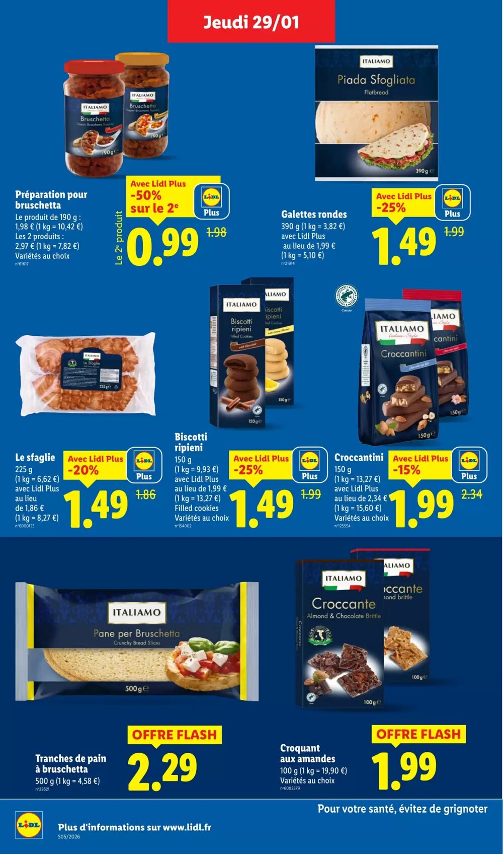 Prospectus promotionnel Lidl valable à partir du 29/01/2026 - Page 26.
