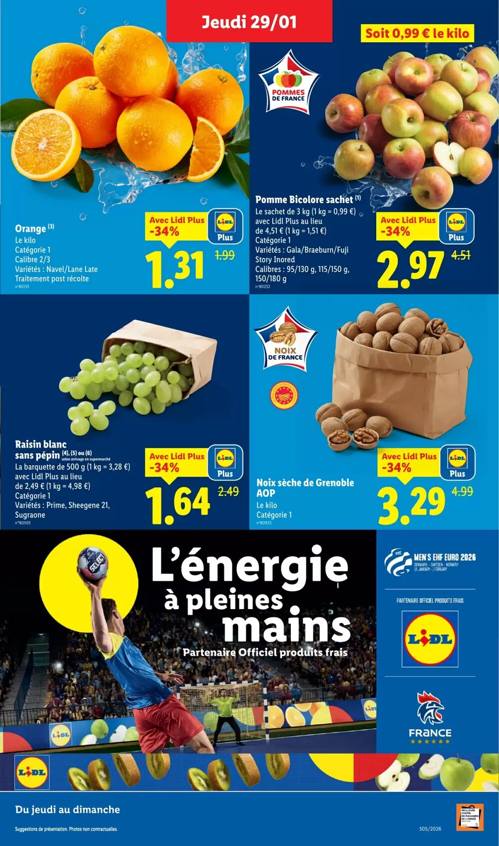 Prospectus promotionnel Lidl valable à partir du 29/01/2026 - Page 3.