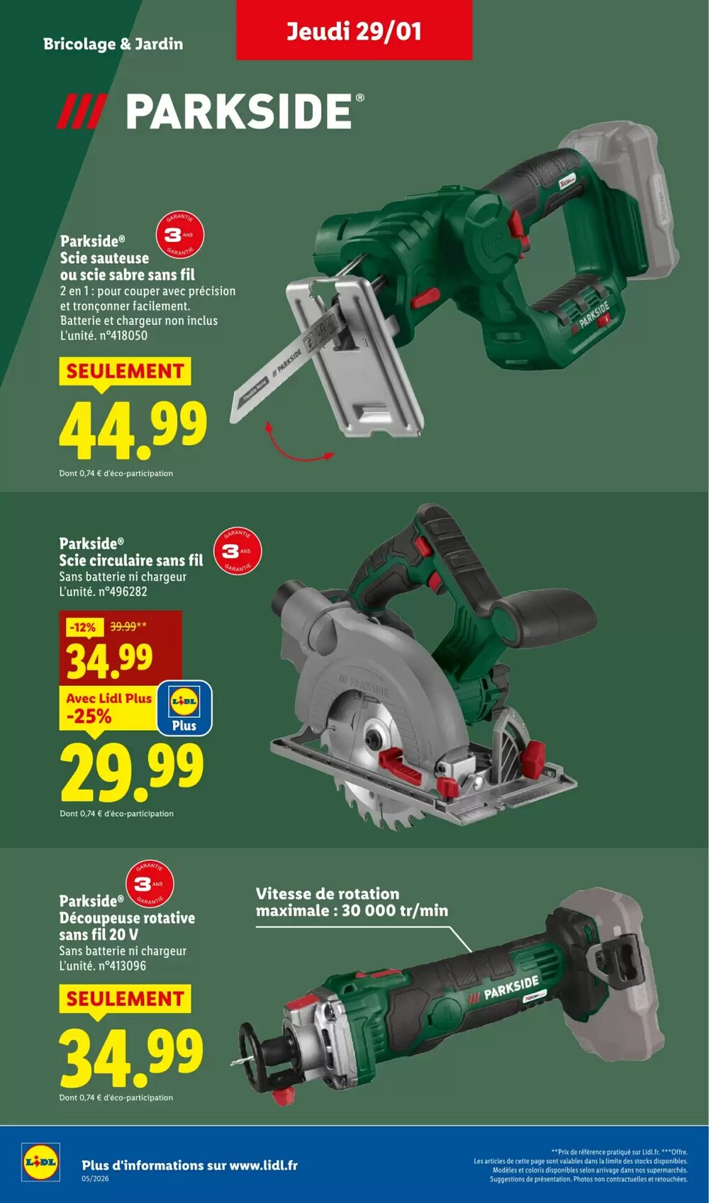 Prospectus promotionnel Lidl valable à partir du 29/01/2026 - Page 40.