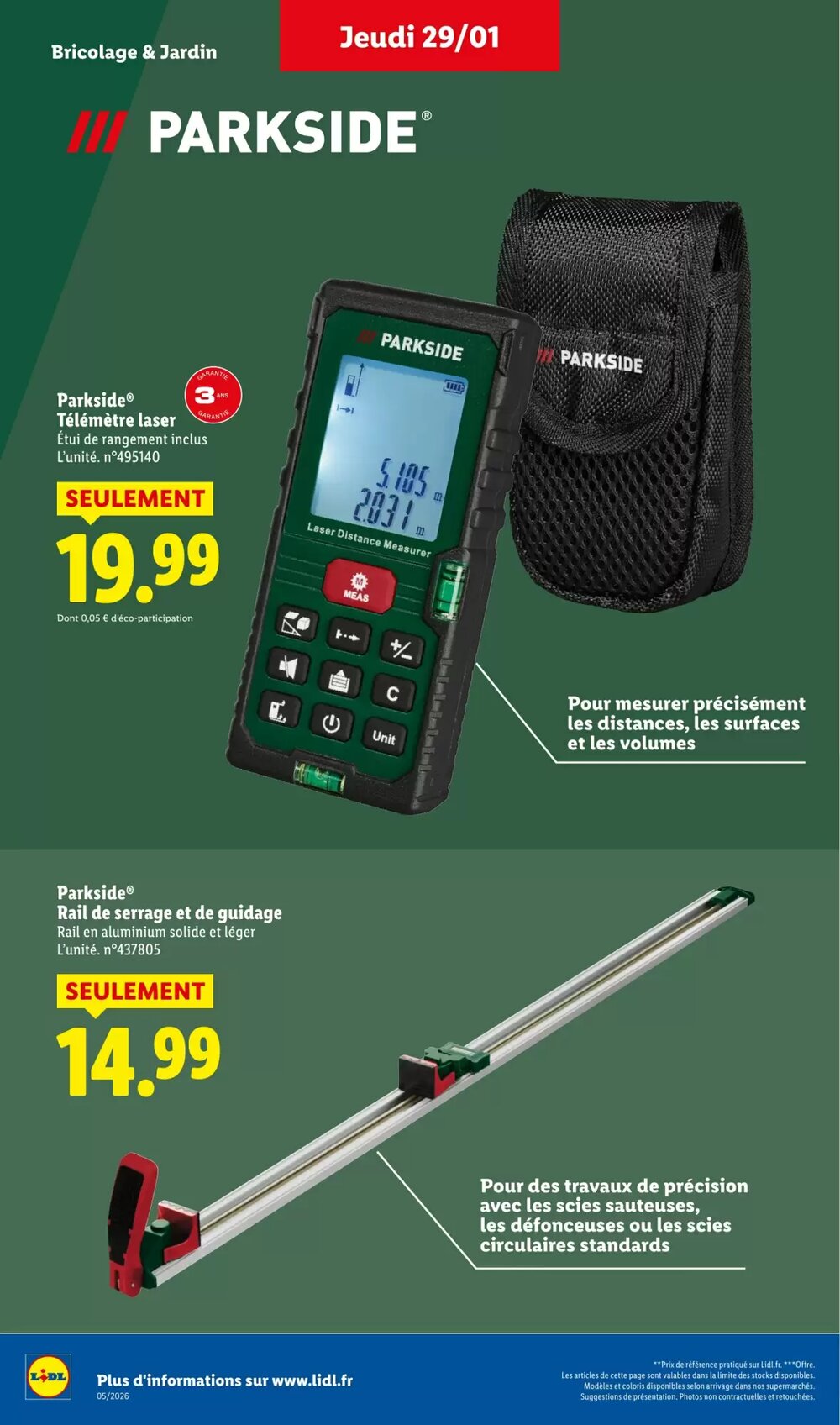 Prospectus promotionnel Lidl valable à partir du 29/01/2026 - Page 44.