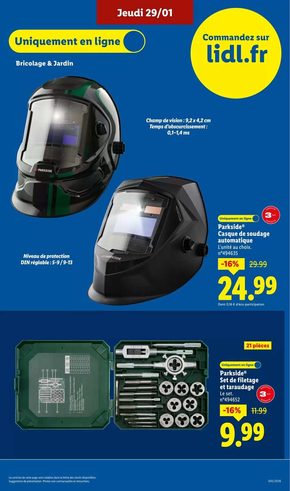 Prospectus promotionnel Lidl valable à partir du 29/01/2026 - Page 49.