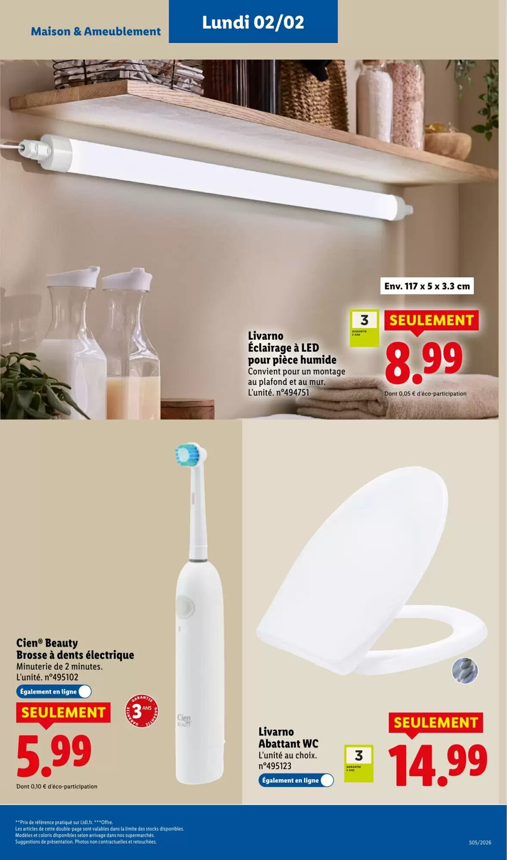 Prospectus promotionnel Lidl valable à partir du 29/01/2026 - Page 61.