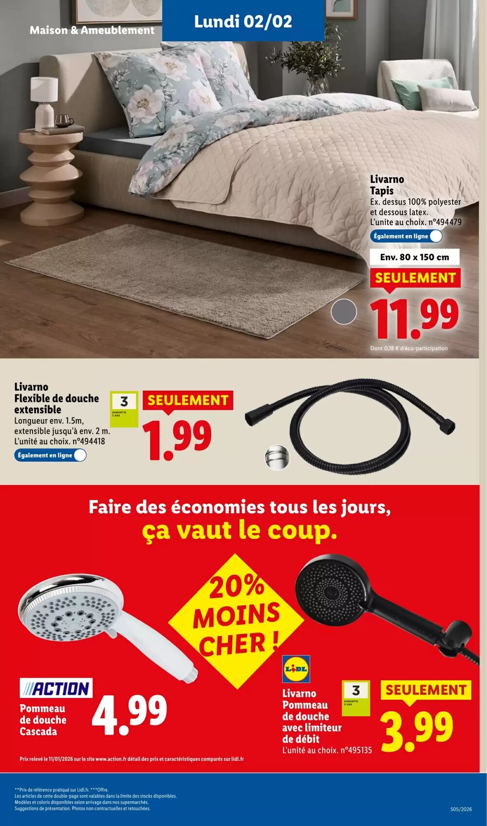 Prospectus promotionnel Lidl valable à partir du 29/01/2026 - Page 63.