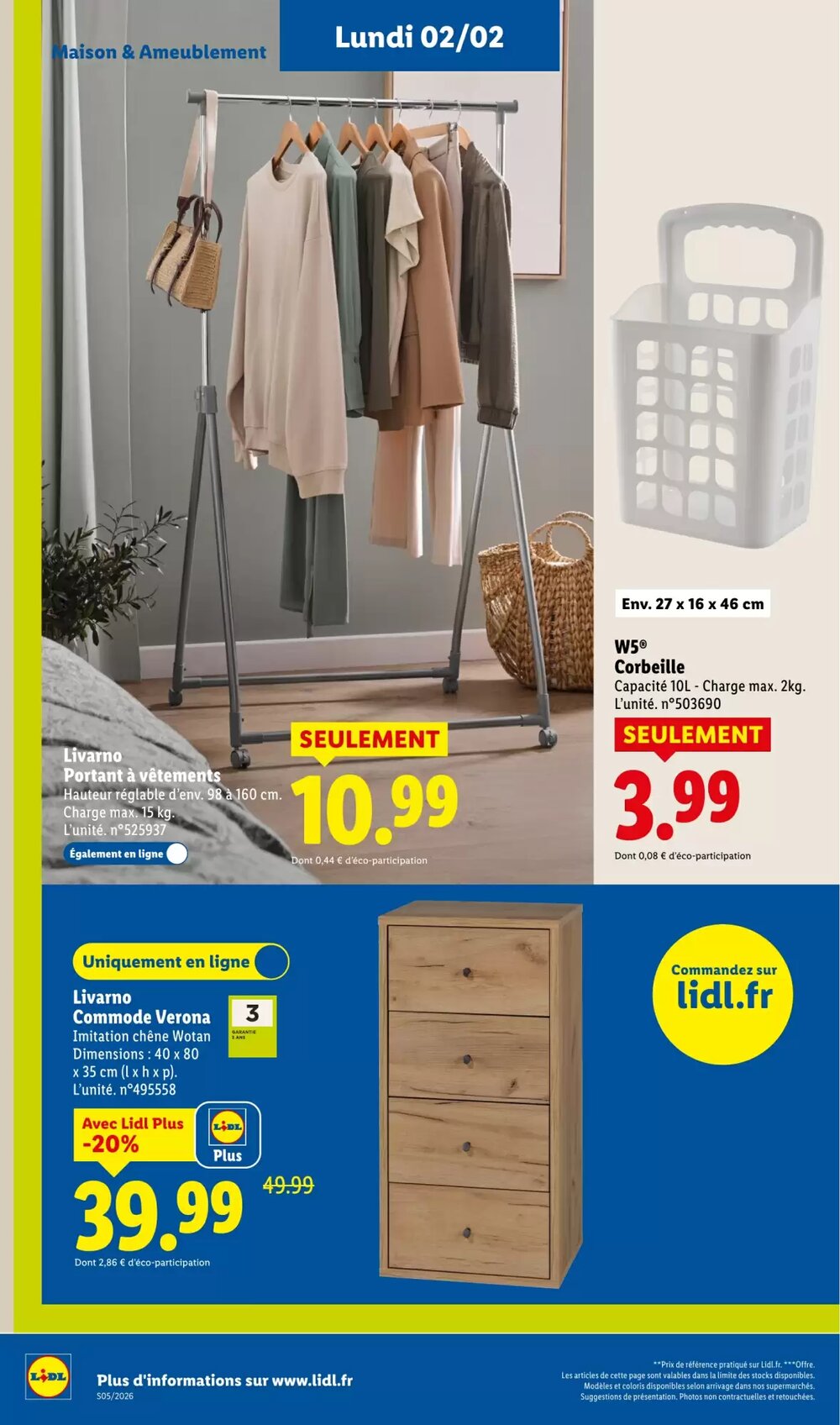 Prospectus promotionnel Lidl valable à partir du 29/01/2026 - Page 64.
