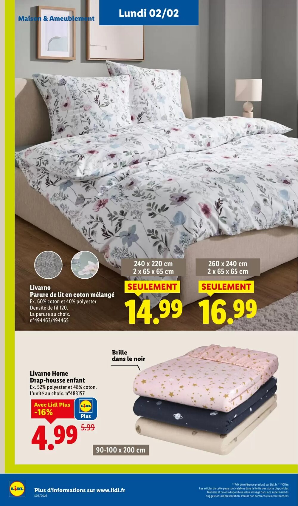 Prospectus promotionnel Lidl valable à partir du 29/01/2026 - Page 66.