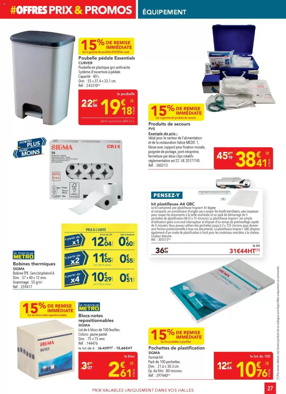 Prospectus promotionnel METRO valable à partir du 29/01/2026 - Page 27.