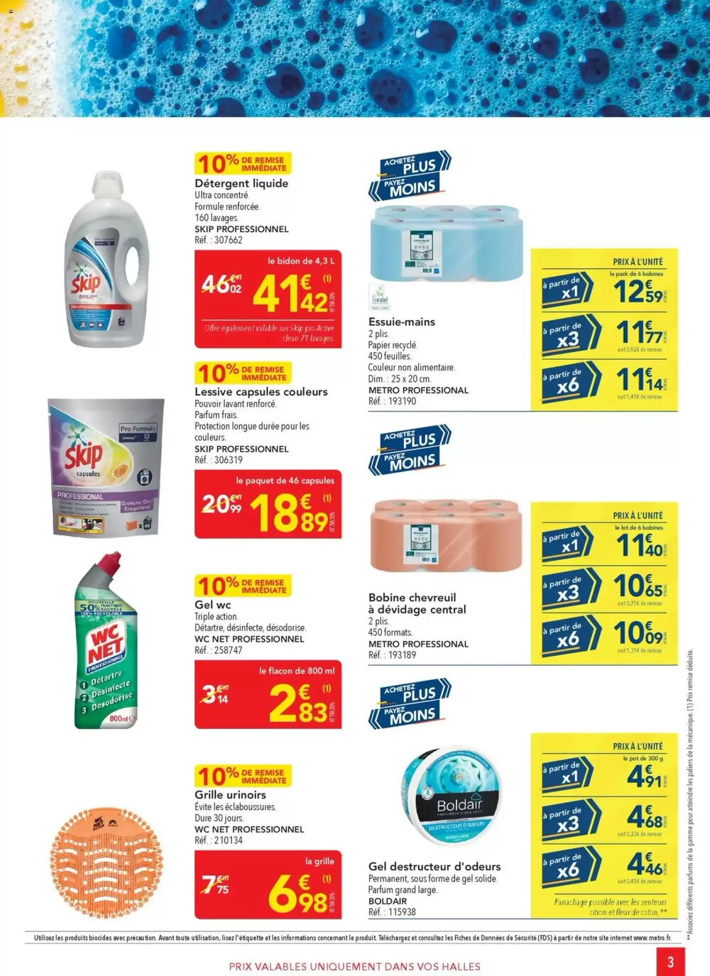 Prospectus promotionnel METRO valable à partir du 29/01/2026 - Page 3.