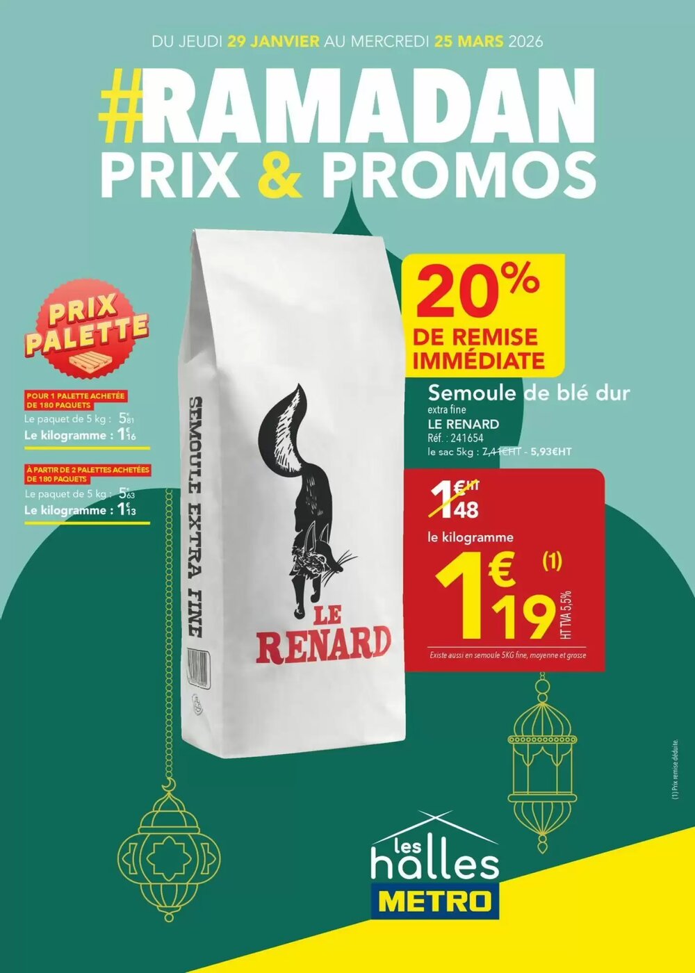 Prospectus promotionnel METRO valable à partir du 29/01/2026 - Page 1.