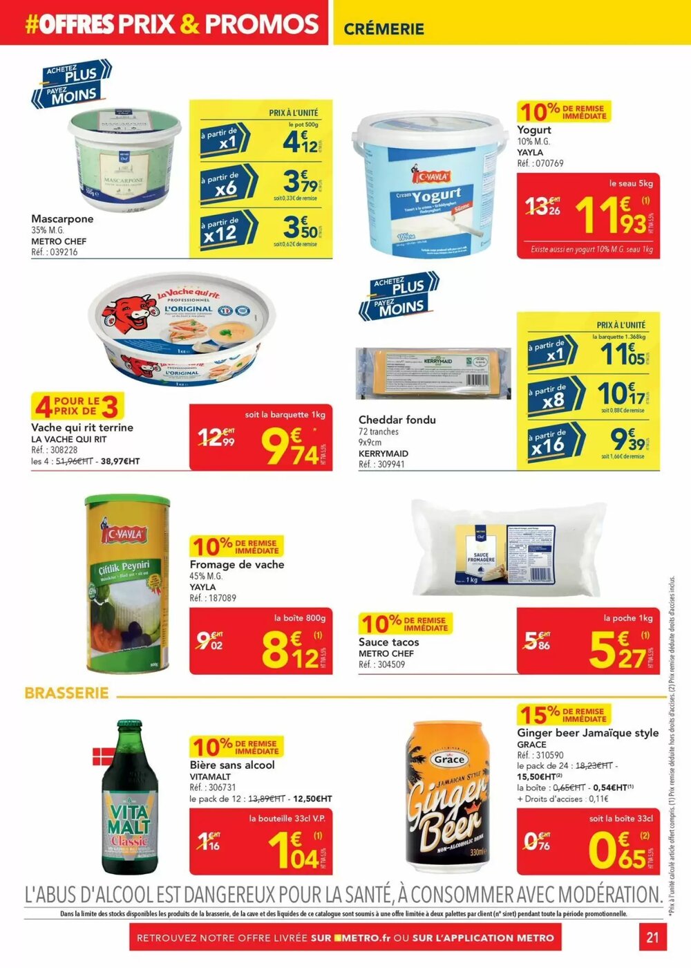 Prospectus promotionnel METRO valable à partir du 29/01/2026 - Page 21.