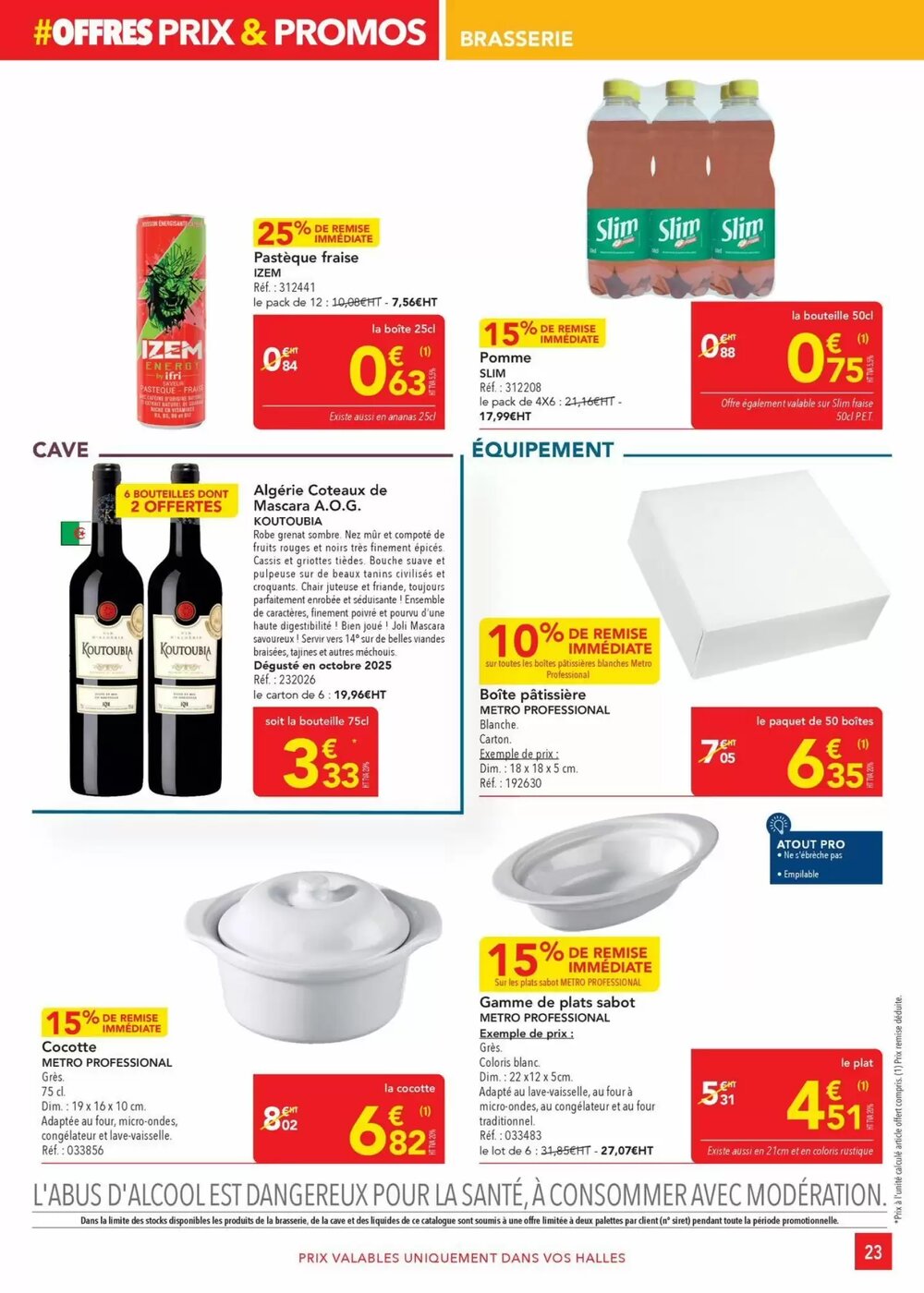 Prospectus promotionnel METRO valable à partir du 29/01/2026 - Page 23.