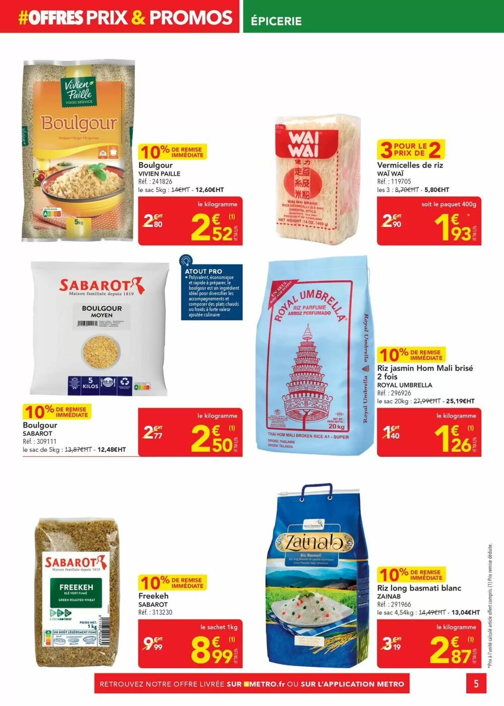 Prospectus promotionnel METRO valable à partir du 29/01/2026 - Page 5.
