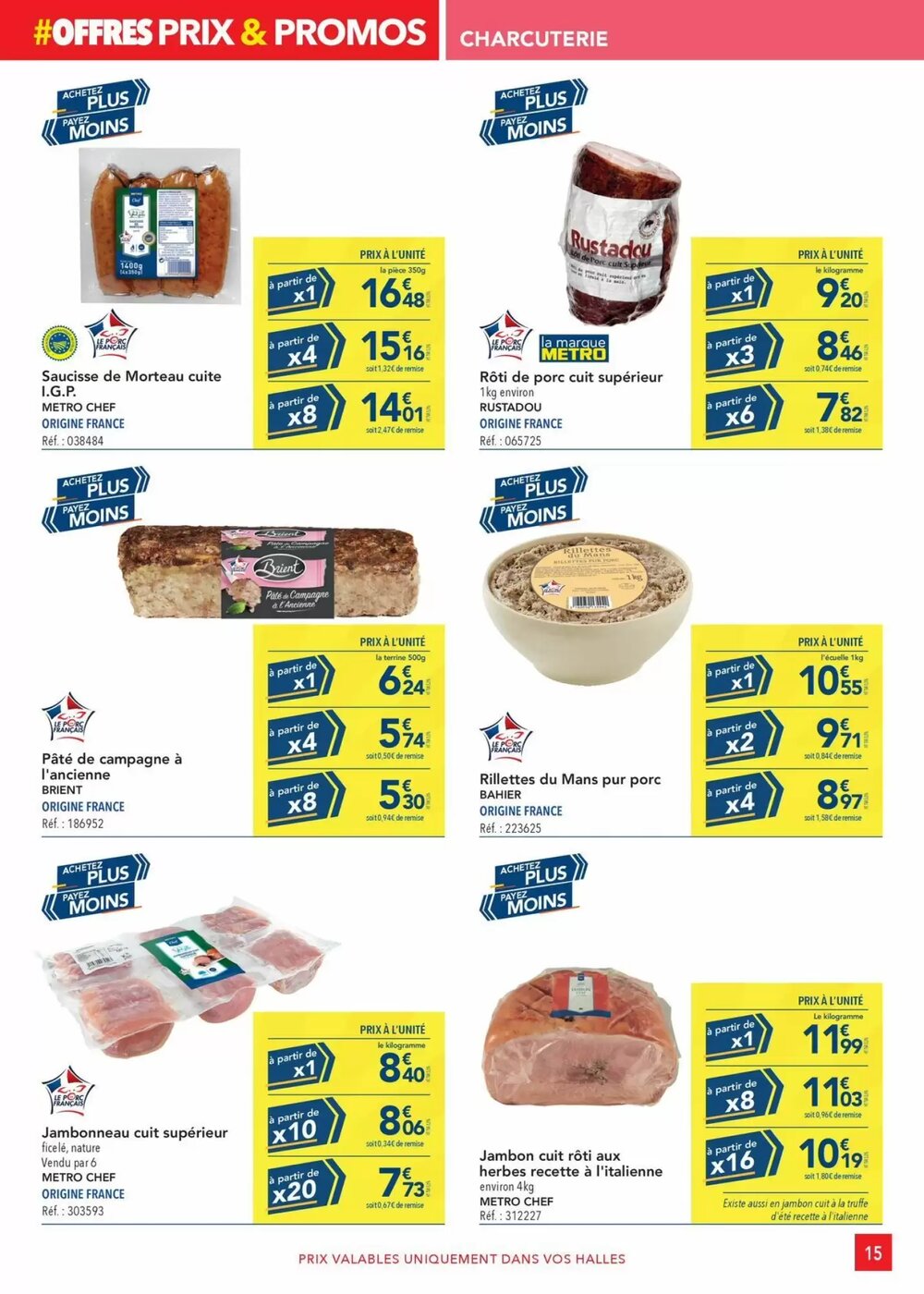 Prospectus promotionnel METRO valable à partir du 29/01/2026 - Page 15.