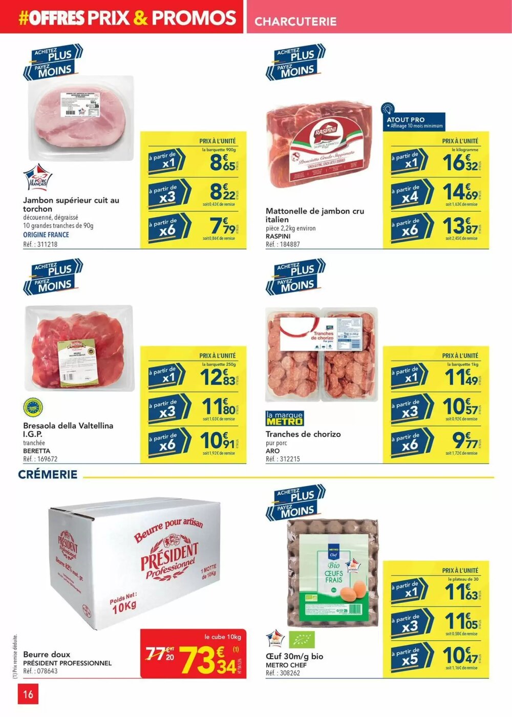 Prospectus promotionnel METRO valable à partir du 29/01/2026 - Page 16.