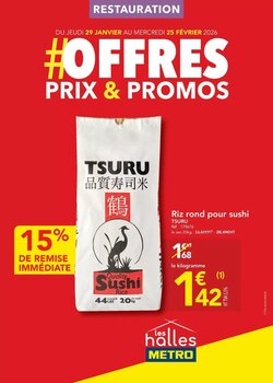 Prospectus promotionnel METRO valable à partir du 29/01/2026