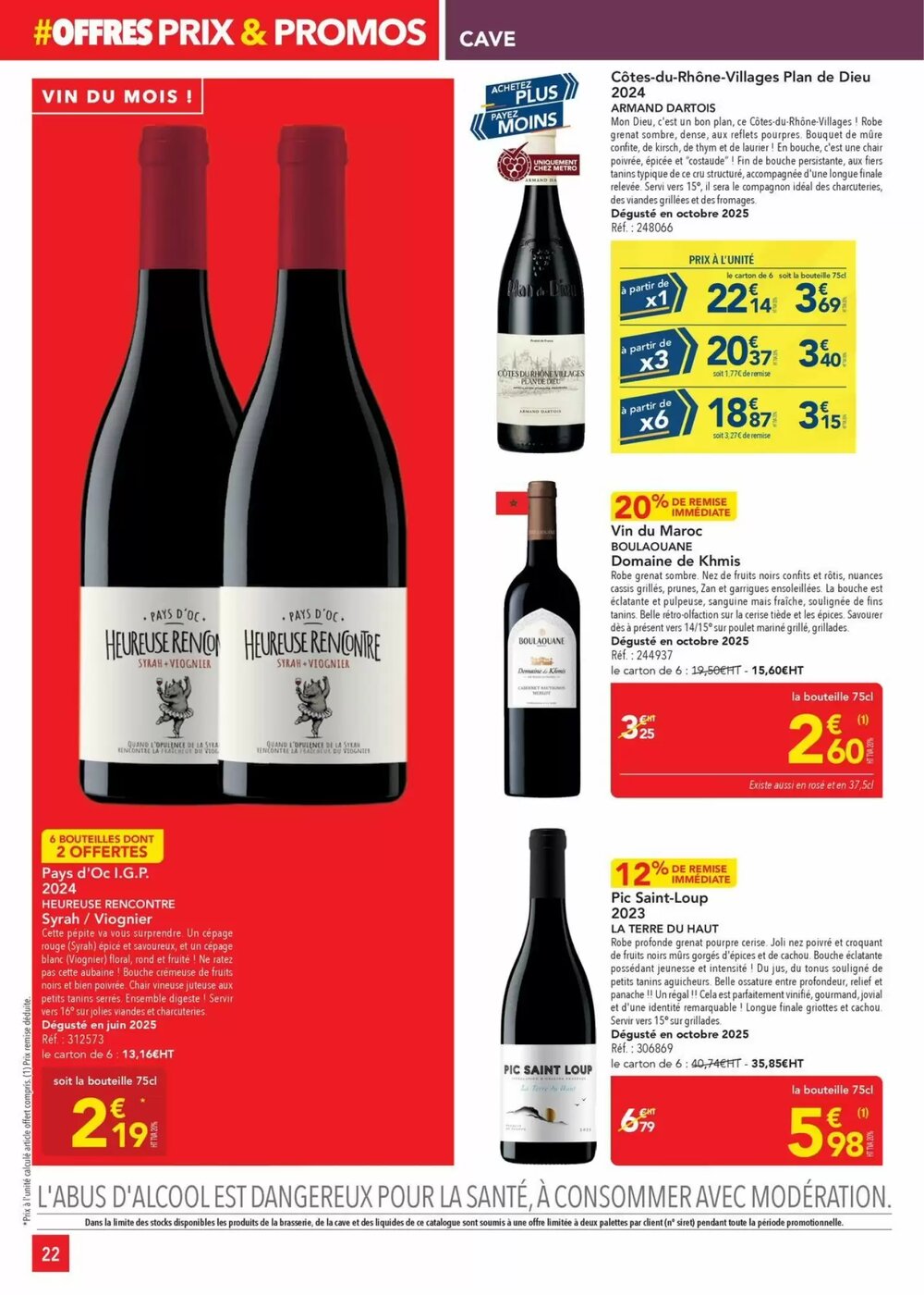 Prospectus promotionnel METRO valable à partir du 29/01/2026 - Page 22.