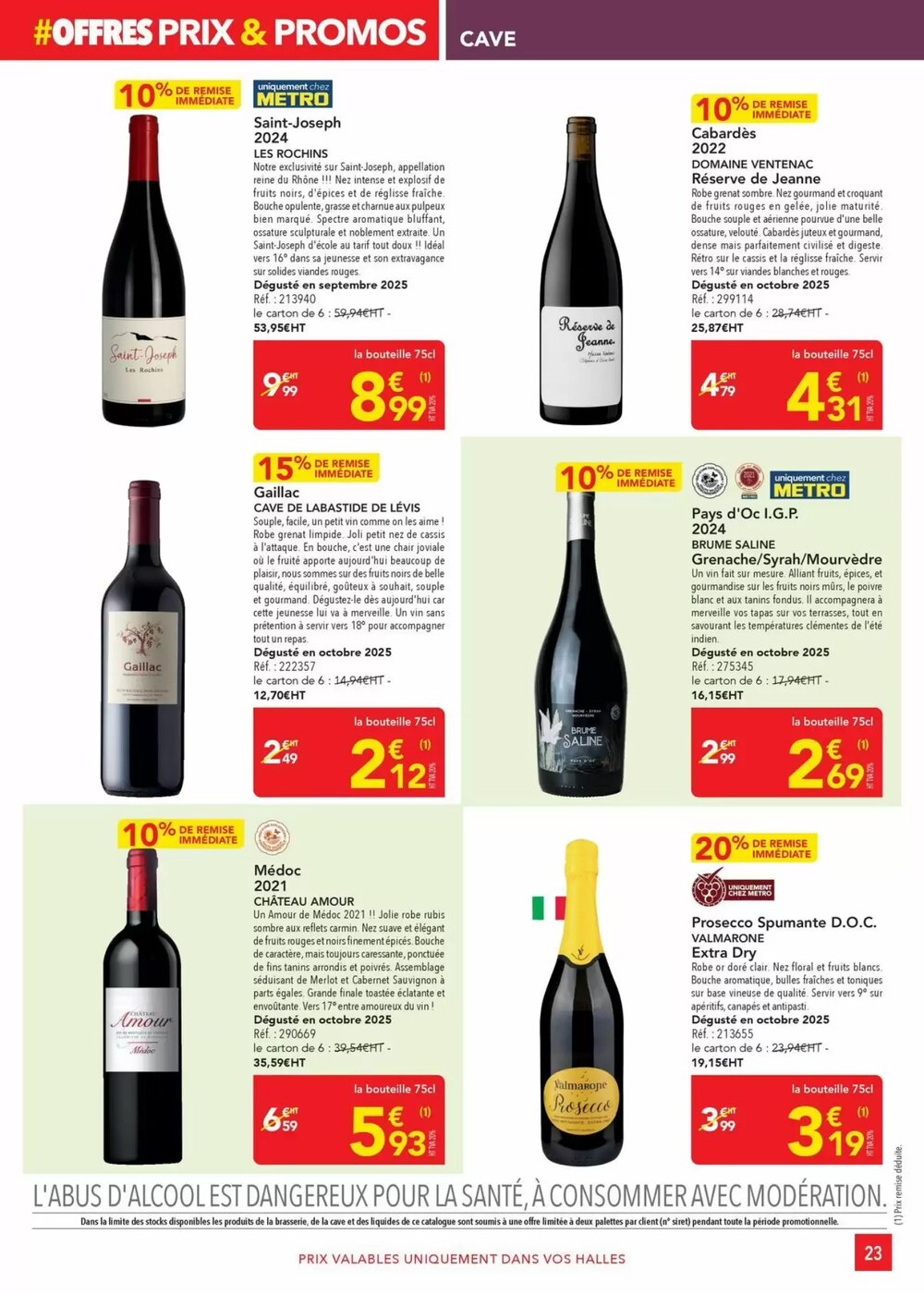 Prospectus promotionnel METRO valable à partir du 29/01/2026 - Page 23.