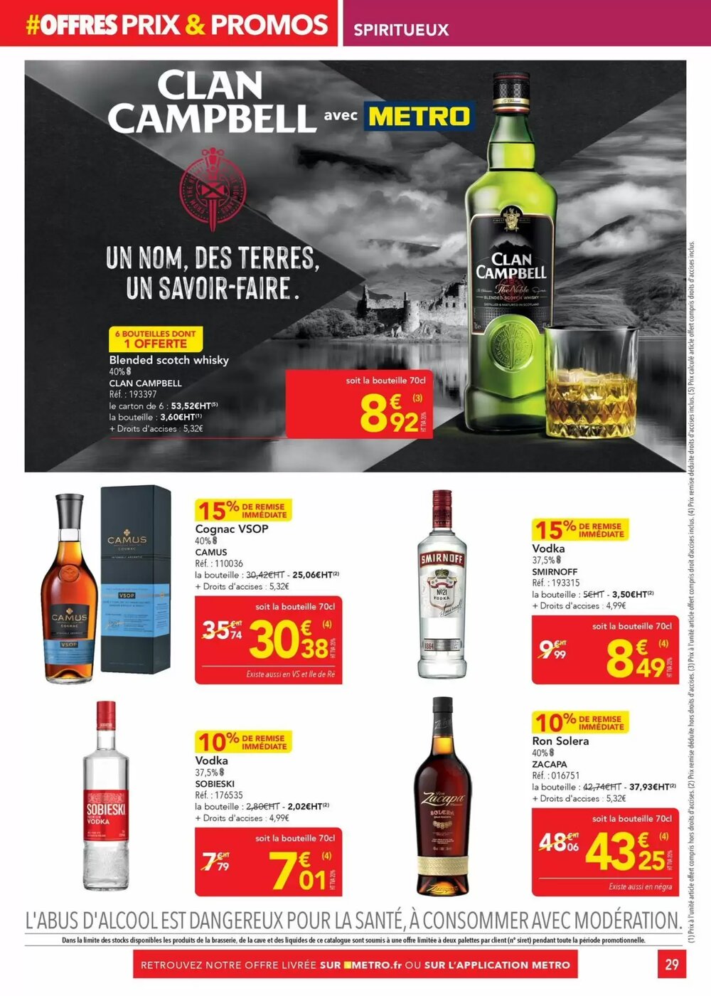 Prospectus promotionnel METRO valable à partir du 29/01/2026 - Page 29.