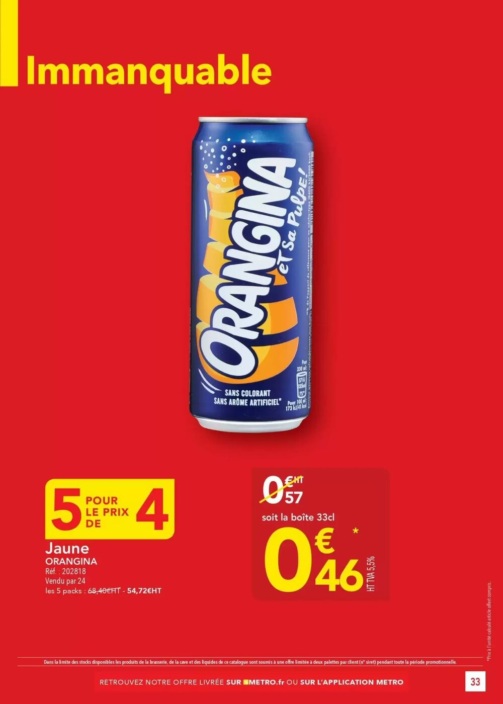 Prospectus promotionnel METRO valable à partir du 29/01/2026 - Page 33.